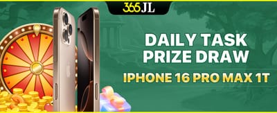 iPhone 16 Pro Max Prize Draw promotion banner